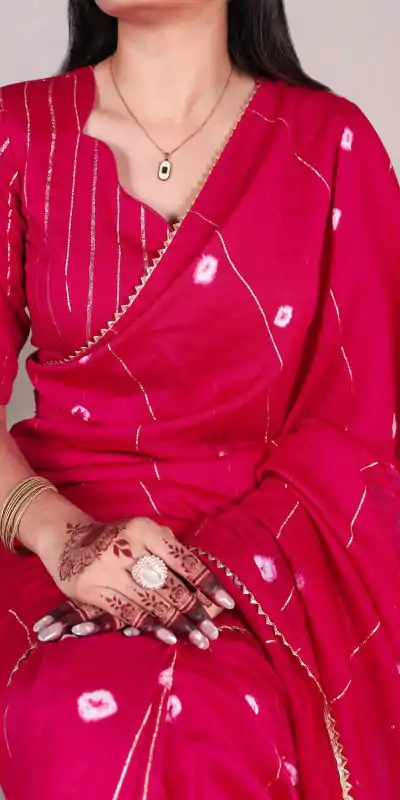 YNF 7503 Pink Color Viscose chanderi Sequins zari gota patti Saree Casual, Wedding, Festive, Events . Expected Delivery  4-6 Working Days @1499/- only                                                                                | Sarees, Bollywood Sarees, Creative Sarees, Designer Sarees, Embroidered Sarees, Ethnic Saree, Modern Digital sarees, Party Wear Sarees