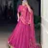 LNB 1701 Pink Color Georgette Bandhej Print And Embossed Lace Lehenga Choli Wedding, Party, Festive, Events Etc. Delivery 4-6 Working Days Rs 3999 | Lehenga, Bollywood Lehenga, Creative Lehenga, Designer Lehenga, Embroidered Lehenga, Party Wear Lehenga