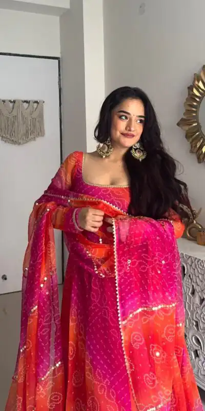 BE 388 Pink Color Faux Georgette With Print And Lace Work Gown Casual, Wedding, Festive, Events . Expected Delivery  4-6 Working Days @1999/- only      | Gowns, Bollywood Gowns, Creative Gowns, Designer Gowns, Embroidered Gowns, Party Wear Gowns