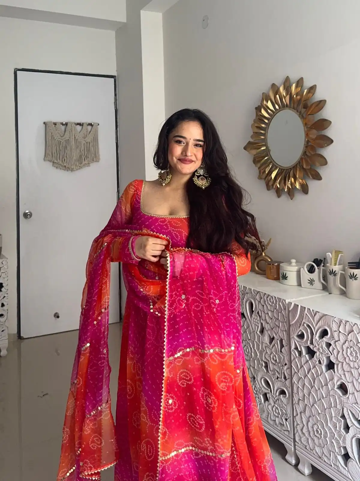 BE 388 Pink Color Faux Georgette With Print And Lace Work Gown Casual, Wedding, Festive, Events . Expected Delivery  4-6 Working Days @1999/- only      | Gowns, Bollywood Gowns, Creative Gowns, Designer Gowns, Embroidered Gowns, Party Wear Gowns