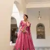LNB 1435 Pink Sequins Work & Embroidery Work Lehenga Choli in Gold Crush. Exclusive Offer ₹3399. Delivery 4-6 Working Days. Shop now. | Lehenga, Bollywood Lehenga, Creative Lehenga, Designer Lehenga, Embroidered Lehenga, Party Wear Lehenga