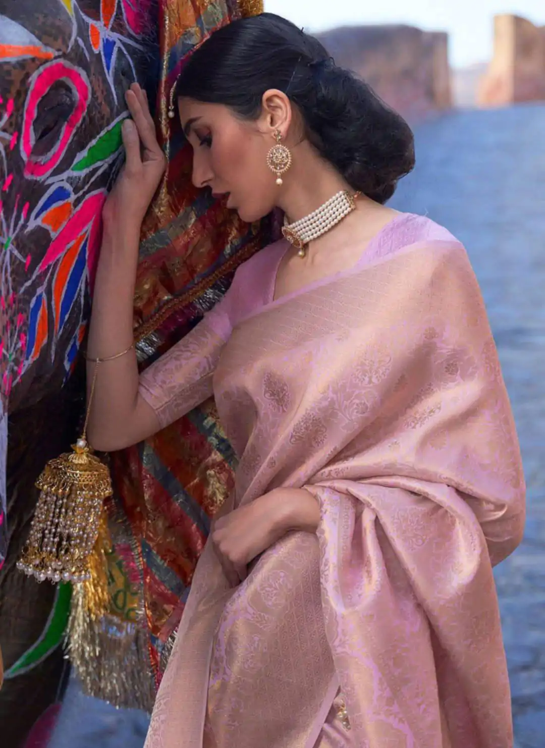 KP 5013 Pink Soft Lichi Silk Jacquard Work With Designer Work Saree Special Price ₹1399. Delivery 4-6 Working Days. Shop now. | Sarees, Bollywood Sarees, Creative Sarees, Designer Sarees, Embroidered Sarees, Ethnic Saree, Modern Digital sarees, Party Wear Sarees