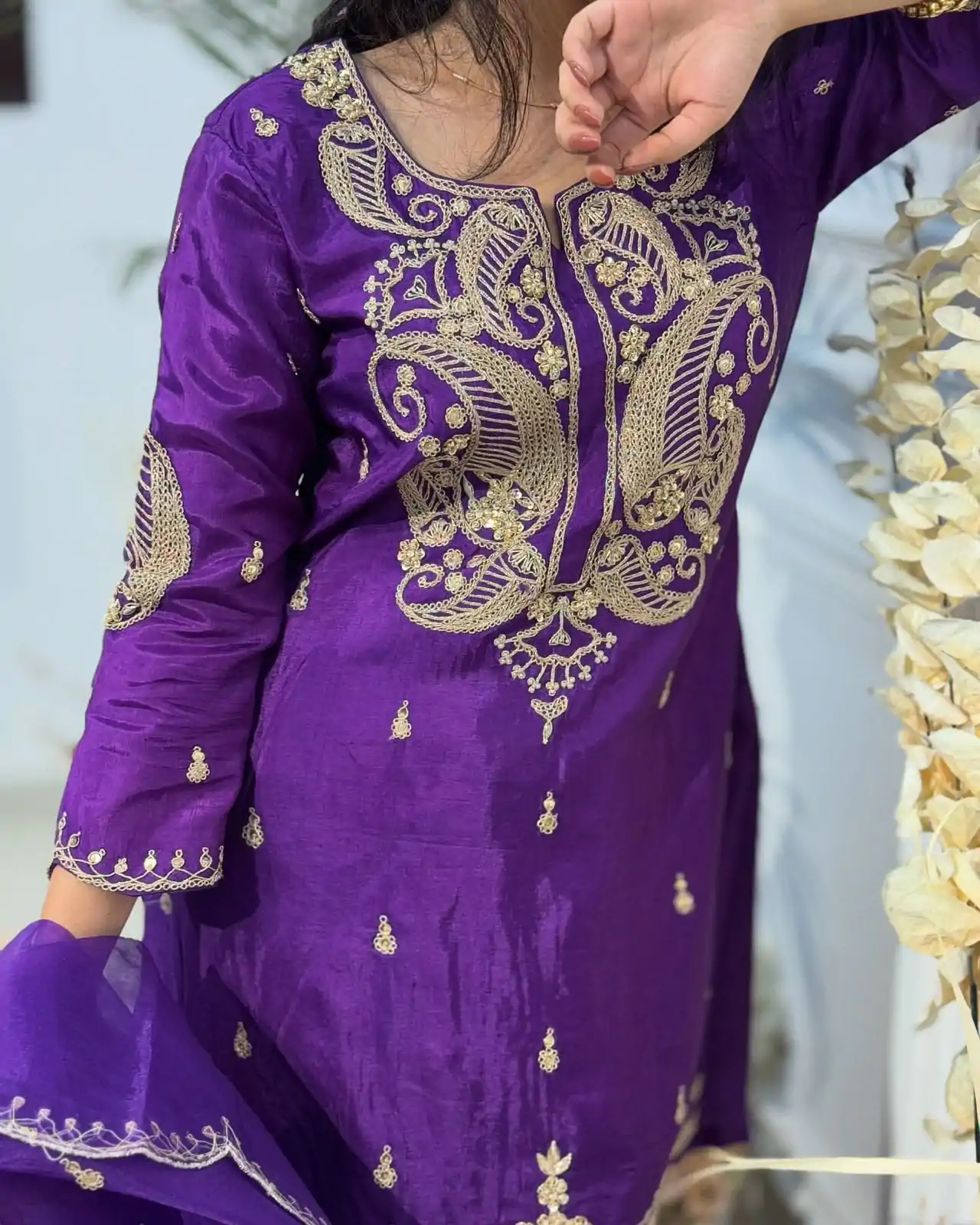 BE 352 Purple Color Chinon Cording Sequence Embroidery Work Salwar Suit Casual, Wedding, Festive, Events . Expected Delivery  4-6 Working Days @1699/- only      | Jump Suits, Salwar suit, Casual Suits, Creative suits, Designer Suits, Palazzo Suits, Party Wear Suits, Patiala Suits, Straight Suits