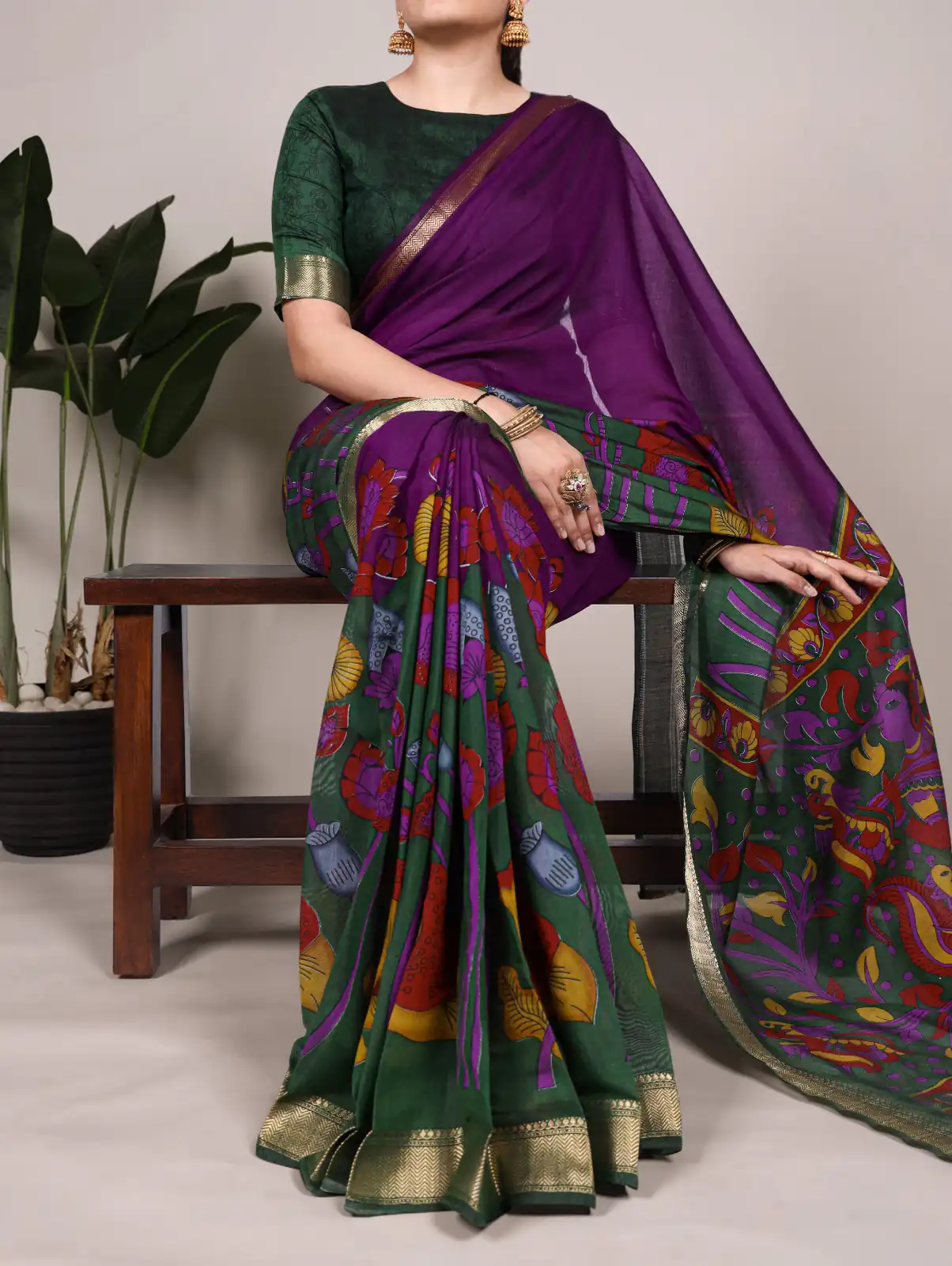 YNF 7036 Purple Color Polyester Chanderi Printed Zari Weaving Work Saree Casual, Wedding, Festive, Events . Expected Delivery 4-6 Working Days @1499/- only | Sarees, Bollywood Sarees, Creative Sarees, Designer Sarees, Embroidered Sarees, Ethnic Saree, Modern Digital sarees, Party Wear Sarees