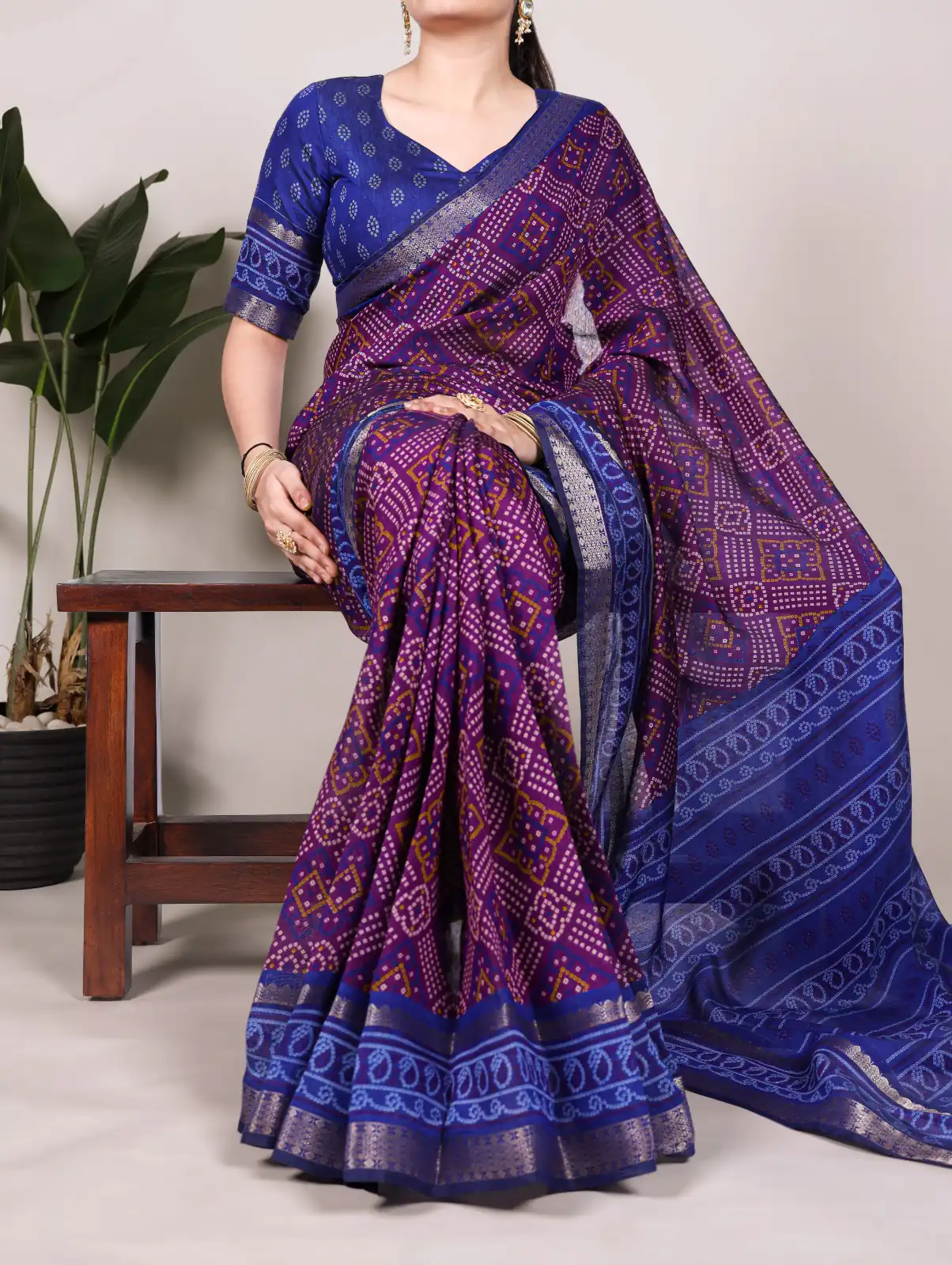 YNF 7046 Purple Color Polyester Chanderi Print Zari Weaving Work Saree Casual, Wedding, Festive, Events . Expected Delivery 4-6 Working Days @1549/- only | Sarees, Bollywood Sarees, Creative Sarees, Designer Sarees, Embroidered Sarees, Ethnic Saree, Modern Digital sarees, Party Wear Sarees
