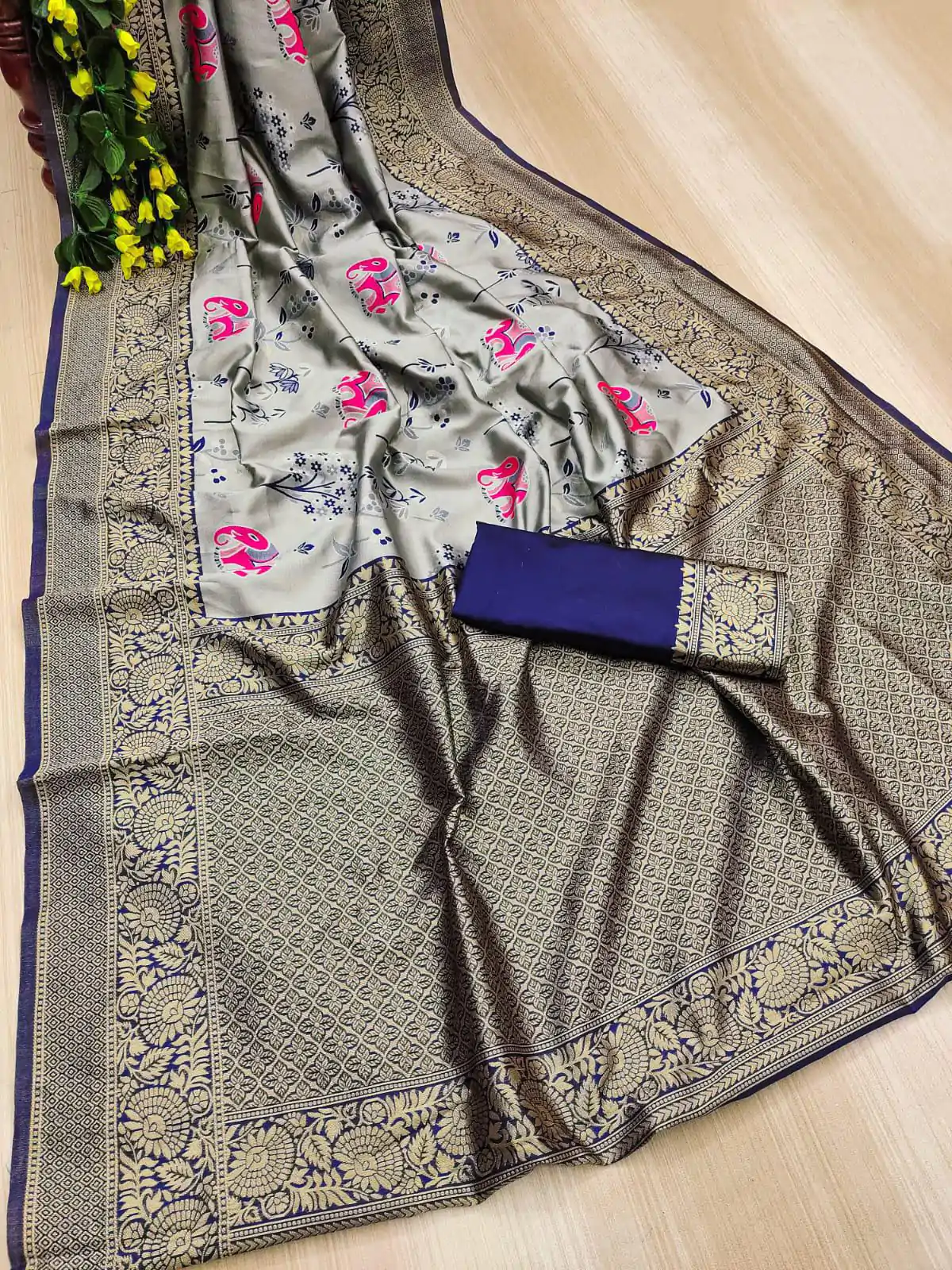 KP 6004 Purple Soft Lichi Silk Jacquard Work With Designer Work Saree. Grab it for ₹1499. Delivery 4-6 Working Days. Shop now. | Sarees, Bollywood Sarees, Creative Sarees, Designer Sarees, Embroidered Sarees, Ethnic Saree, Modern Digital sarees, Party Wear Sarees