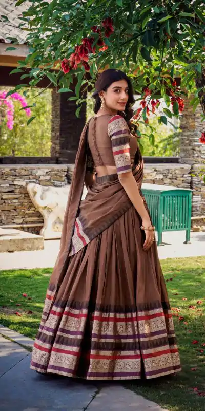 LNB 1902 Red Color Chanderi Plain With Zari Weaving Work Lehenga Choli Wedding, Party, Festive, Events Etc. Delivery 4-6 Working Days Rs 2099 | Lehenga, Bollywood Lehenga, Creative Lehenga, Designer Lehenga, Embroidered Lehenga, Party Wear Lehenga