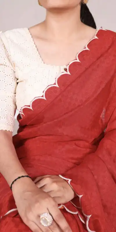 YNF 7105 Red Color Gadhawal Chex Arca Work Saree Casual, Wedding, Festive, Events . Expected Delivery 4-6 Working Days @1599/- only | Sarees, Bollywood Sarees, Creative Sarees, Designer Sarees, Embroidered Sarees, Ethnic Saree, Modern Digital sarees, Party Wear Sarees