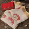 YNF 7205 Red Color Onam Printed With Banglory Blouse Saree Casual, Wedding, Festive, Events . Expected Delivery  4-6 Working Days @1749/- only                                                                                | Sarees, Bollywood Sarees, Creative Sarees, Designer Sarees, Embroidered Sarees, Ethnic Saree, Modern Digital sarees, Party Wear Sarees