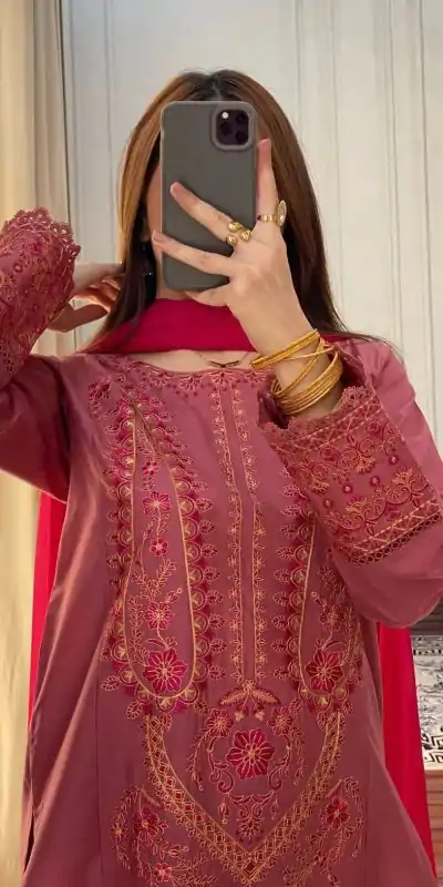 BE 381 Red Roman Silk Dupatta with Lace Work Embroidery Work. Festive Deal ₹1849. Delivery 4-6 Working Days. Shop now. | Jump Suits, Tops & Bottoms, Track Suits, Salwar suit, Casual Suits, Creative suits, Designer Suits, Palazzo Suits, Party Wear Suits, Patiala Suits, Straight Suits, Trendy Wear