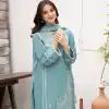 LG 1987 Sky Blue Color Roman Silk Sequence Embroidery Work Salwar Suit Casual, Wedding, Festive, Events . Expected Delivery  4-6 Working Days @1949/- only      | Jump Suits, Salwar suit, Casual Suits, Creative suits, Designer Suits, Palazzo Suits, Party Wear Suits, Patiala Suits, Straight Suits
