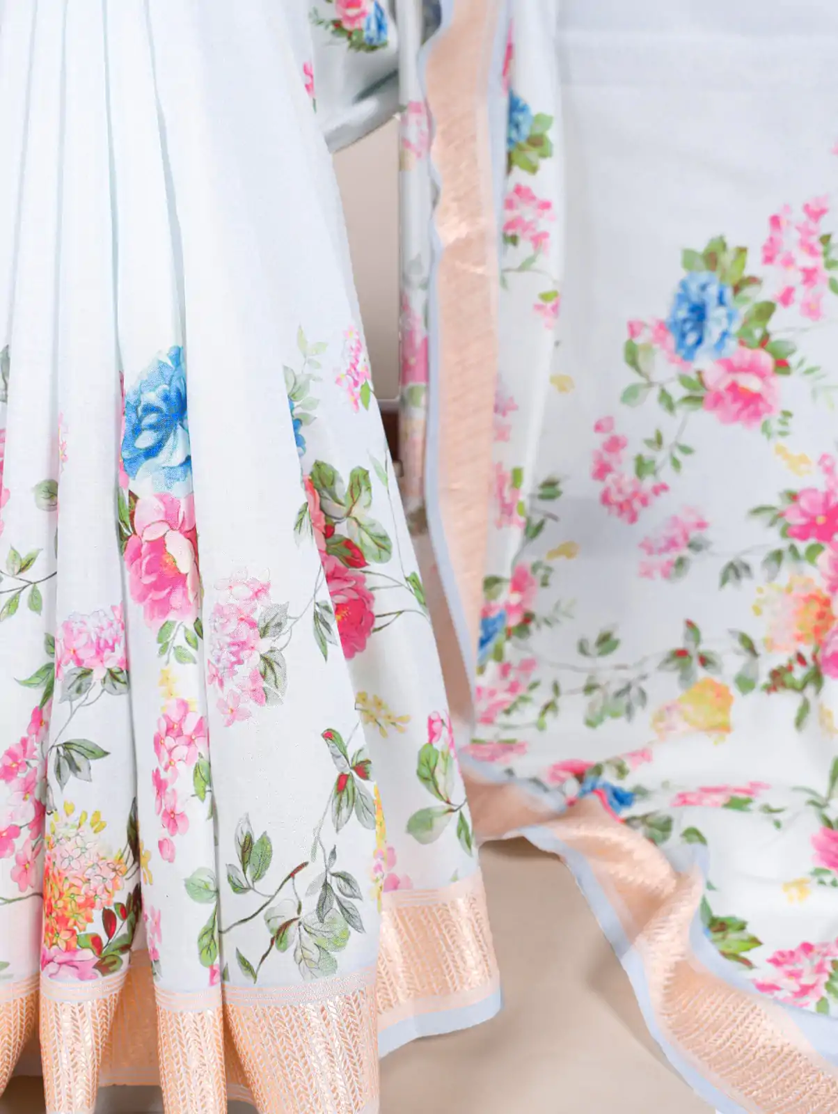 YNF 7015 Sky Blue Color Tussar Silk With Viscose Border Printed Saree Casual, Wedding, Festive, Events . Expected Delivery 4-6 Working Days @1699/- only | Sarees, Bollywood Sarees, Creative Sarees, Designer Sarees, Embroidered Sarees, Ethnic Saree, Modern Digital sarees, Party Wear Sarees