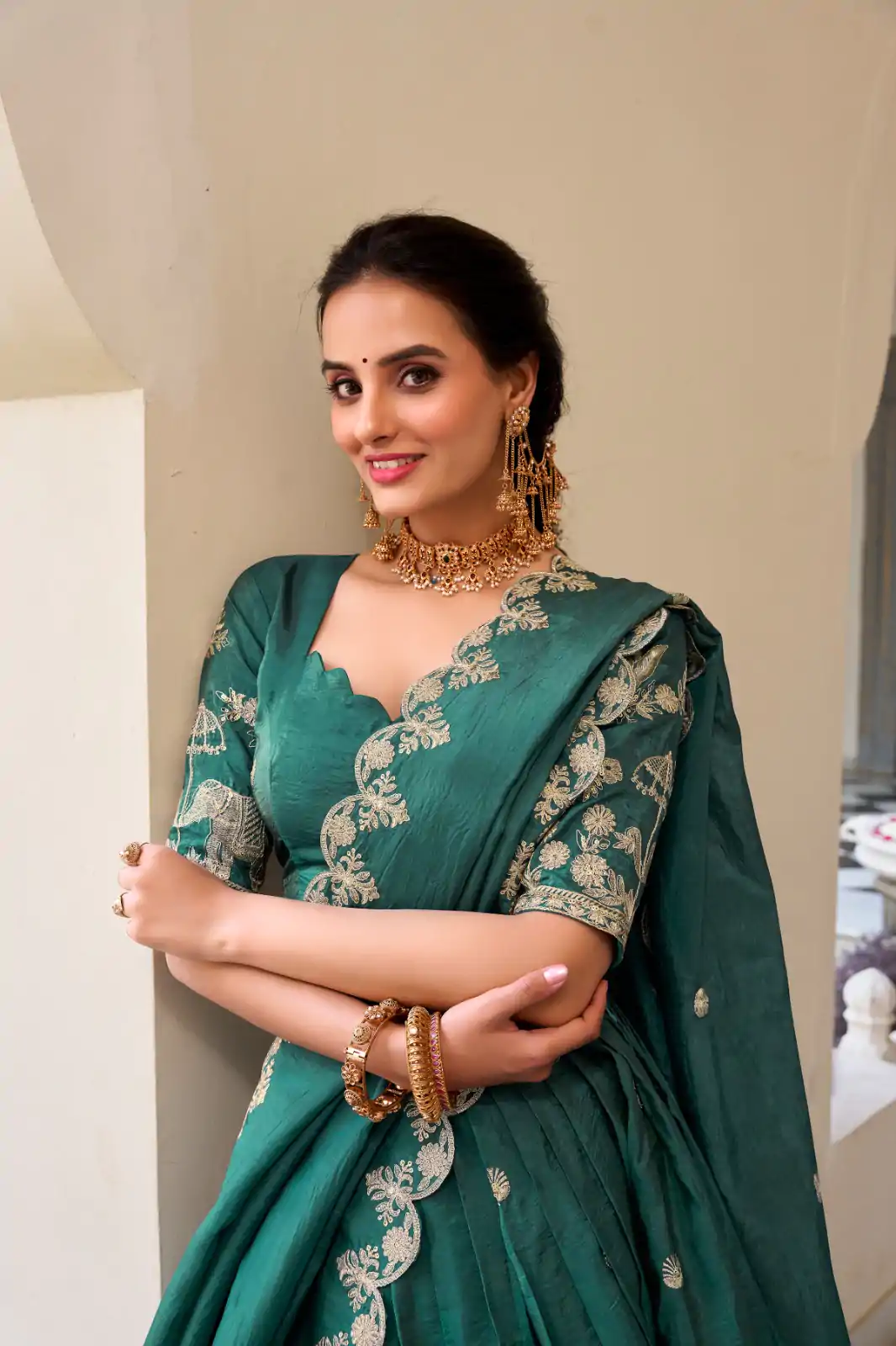 LNB 1435 Teal Sequins Work & Embroidery Work Lehenga Choli in Gold Crush. Exclusive Offer ₹3399. Delivery 4-6 Working Days. Shop now. | Lehenga, Bollywood Lehenga, Creative Lehenga, Designer Lehenga, Embroidered Lehenga, Party Wear Lehenga