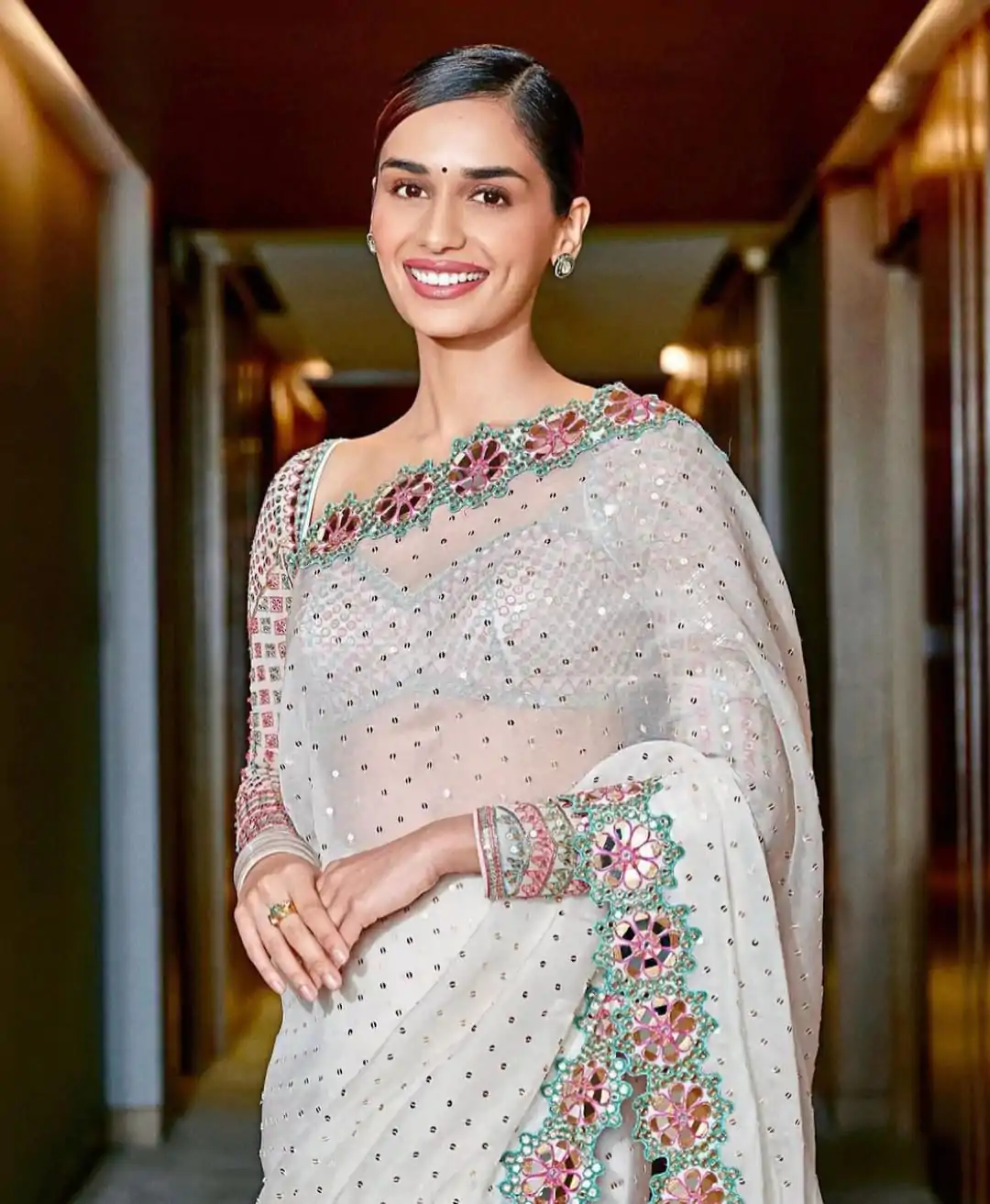 DF 3453 White Color Faux Georgette 5mm Sequence Work Casual, Wedding, Festive, Events . Expected Delivery  4-6 Working Days @2099/- only                                                                                | Sarees, Bollywood Sarees, Creative Sarees, Designer Sarees, Embroidered Sarees, Ethnic Saree, Modern Digital sarees, Party Wear Sarees