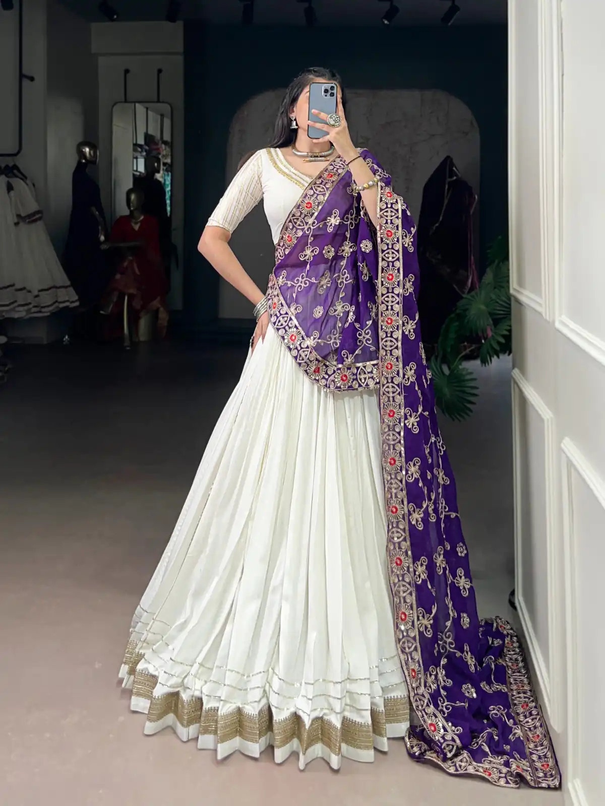 LNB 1665 White Color Pure Rayon Zari Weaving Work With Lace Touch Up Lehenga Choli Wedding, Party, Festive, Events Etc. Delivery 4-6 Working Days Rs 3399 | Lehenga, Bollywood Lehenga, Creative Lehenga, Designer Lehenga, Embroidered Lehenga, Party Wear Lehenga
