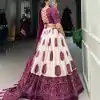 LNB 1229 Wine Color Tasar Silk Bandhej Print Lehenga Choli Wedding, Party, Festive, Events Etc. Delivery 4-6 Working Days Rs 2249 | Lehenga, Bollywood Lehenga, Creative Lehenga, Designer Lehenga, Embroidered Lehenga, Party Wear Lehenga