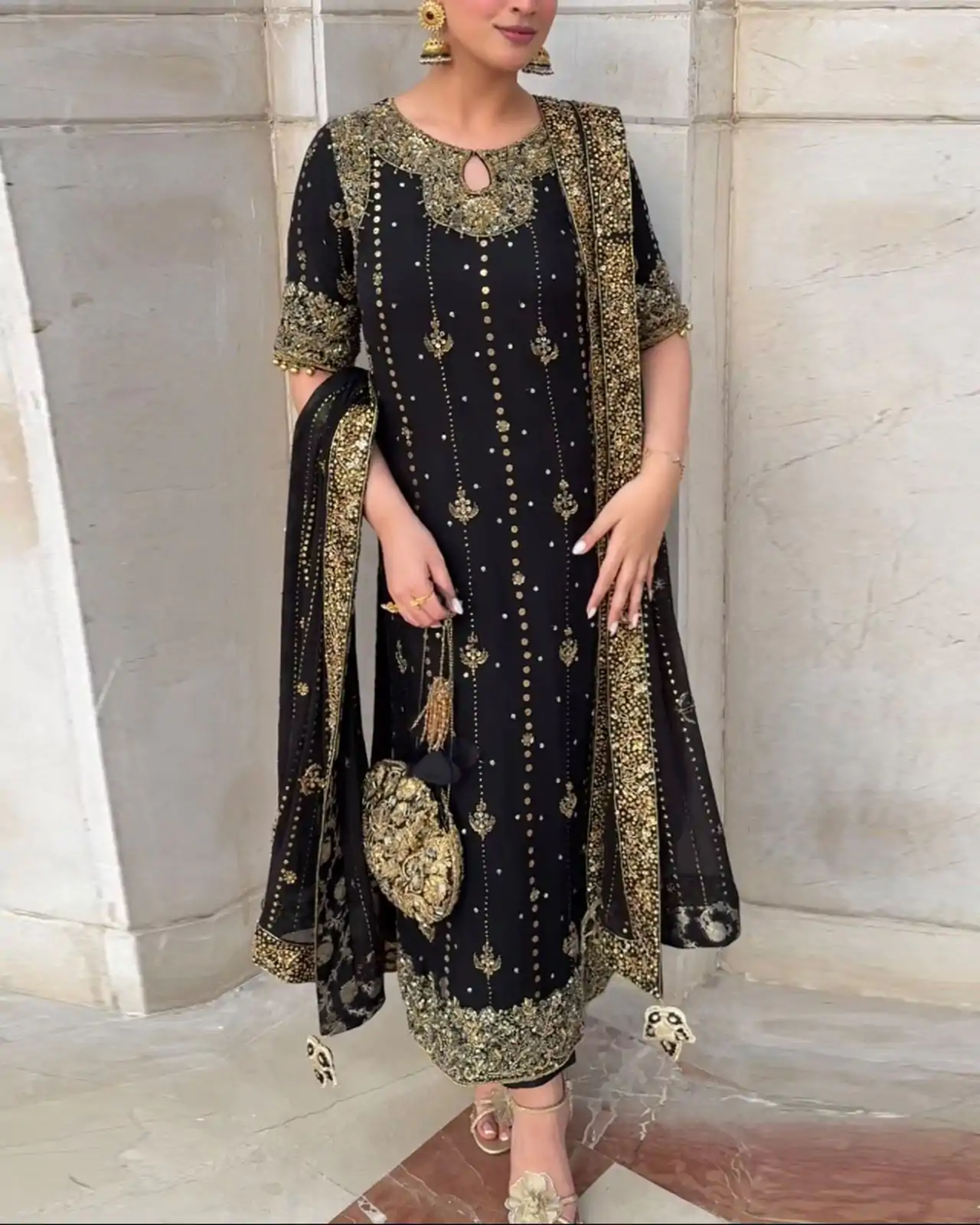 RTC 5923 Black Color Faux Georgette With Sequence Lace Work Salwar Suit Get it for ₹2049. Delivery 4-6 Working Days. Shop now. | Jump Suits, Tops & Bottoms, Track Suits, Salwar suit, Casual Suits, Creative suits, Designer Suits, Palazzo Suits, Party Wear Suits, Patiala Suits, Straight Suits, Trendy Wear