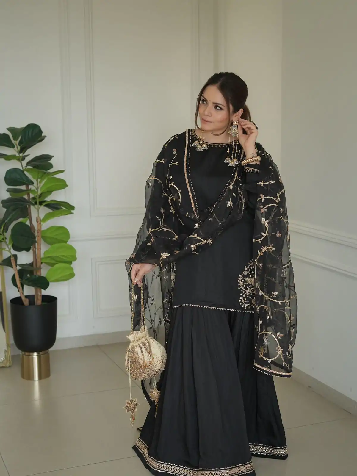 ZSR 3142 Black Pure Natural Crep With Embroidery Sequence Work Salwaar Suit Perfect for Wedding, Party, Bridal Wear, Pongal, Onam Best Price ₹1999 | Jump Suits, Tops & Bottoms, Track Suits, Salwar suit, Casual Suits, Creative suits, Designer Suits, Palazzo Suits, Party Wear Suits, Patiala Suits, Straight Suits, Trendy Wear