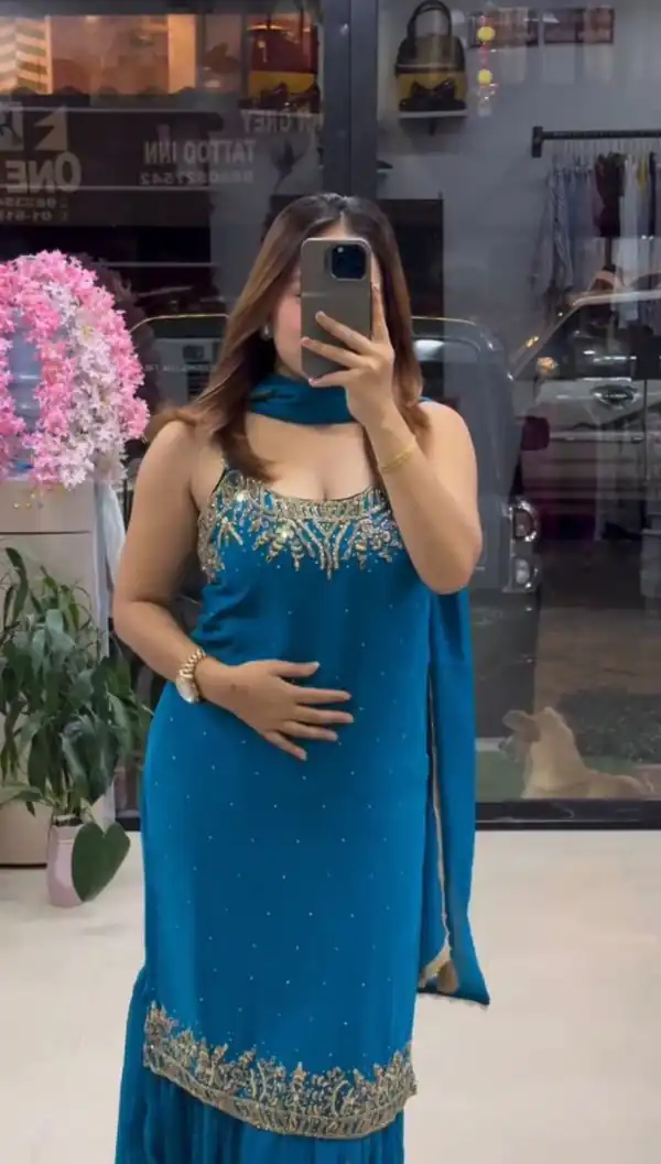 KD 1531 Blue Faux Georgette Lace Work Salwar Suit in . Wedding, Party, Festive, Events, Grab it for ₹2399. Delivery 4-6 Working Days. Shop now. | Jump Suits, Tops & Bottoms, Track Suits, Salwar suit, Casual Suits, Creative suits, Designer Suits, Palazzo Suits, Party Wear Suits, Patiala Suits, Straight Suits, Trendy Wear