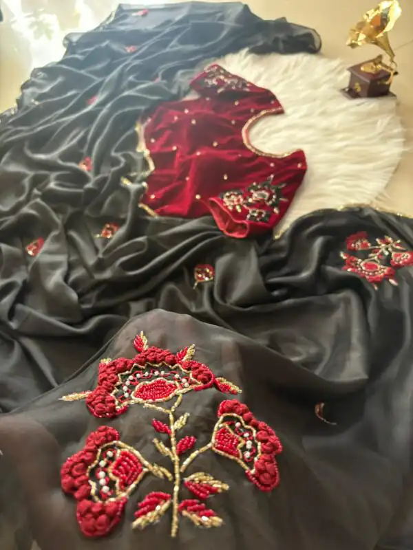 AC AZAELEA Dark Blue Rangoli Silk Lace Work & Resham Work Saree with . Exclusive Offer ₹2549. Delivery 4-6 Working Days. Shop now. | Sarees, Bollywood Sarees, Creative Sarees, Designer Sarees, Embroidered Sarees, Ethnic Saree, Modern Digital sarees, Party Wear Sarees