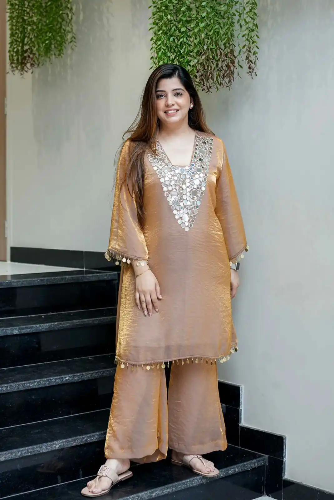 LG 1999 Gold Fendy With Mirror Work & Embroidery Work Salwar Suit able Price ₹1799 Afford. Delivery 4-6 Working Days. Shop now. | Jump Suits, Tops & Bottoms, Track Suits, Salwar suit, Casual Suits, Creative suits, Designer Suits, Palazzo Suits, Party Wear Suits, Patiala Suits, Straight Suits, Trendy Wear