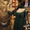 NSR 868 Green Color Heavy Faux Georgette Embroidery fency Sleeve Gown . Special Price ₹1899. Delivery 4-6 Working Days. Shop now. | Gowns, Bollywood Gowns, Creative Gowns, Designer Gowns, Embroidered Gowns, Party Wear Gowns