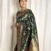 KP 4077 Green Soft Lichi Silk Saree Perfect for Wedding, Party, Baisakhi, Temple Visit, Anniversary . Best Price ₹1349. Delivery 4-6 Working Days. | Sarees, Bollywood Sarees, Creative Sarees, Designer Sarees, Embroidered Sarees, Ethnic Saree, Modern Digital sarees, Party Wear Sarees