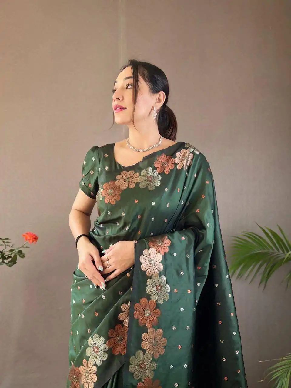 KP 6003 Green Soft Lichi Silk Cloth Lace Work & Lace Border Saree in Best Price ₹1399. Delivery 4-6 Working Days. Shop now. | Sarees, Bollywood Sarees, Creative Sarees, Designer Sarees, Embroidered Sarees, Ethnic Saree, Modern Digital sarees, Party Wear Sarees