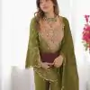 NSR 852 Mehandi Simar Silk With Embroidery Work with Full Sleeve Salwar Suit in . Now at just ₹2099. Delivery 4-6 Working Days. Shop n | Jump Suits, Salwar suit, Casual Suits, Creative suits, Designer Suits, Palazzo Suits, Party Wear Suits, Patiala Suits, Straight Suits