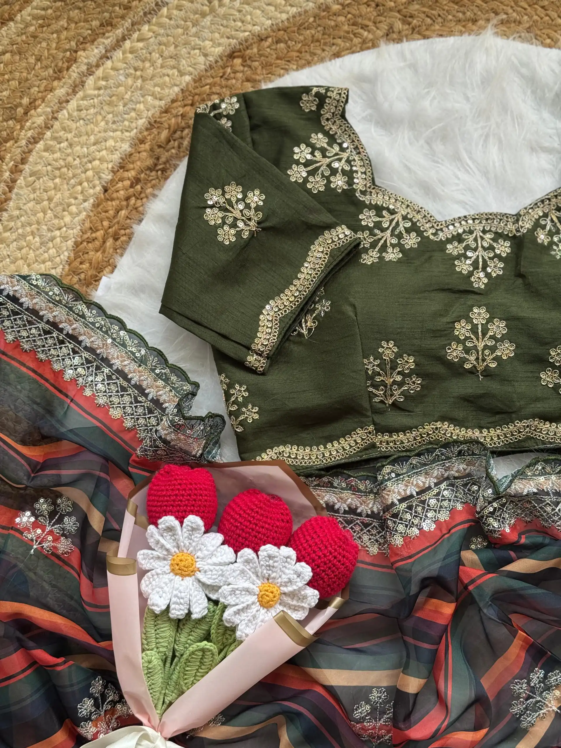 AC MIRA Mehandi in Color Soft Organza Embroidery Work & Lace Work Saree . Get it for ₹2449. Delivery 4-6 Working Days. Shop now. | Sarees, Bollywood Sarees, Creative Sarees, Designer Sarees, Embroidered Sarees, Ethnic Saree, Modern Digital sarees, Party Wear Sarees