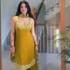 KD 1531 Mustaed Faux Georgette Lace Work Salwar Suit in . Wedding, Party, Festive, Events, Grab it for ₹2399. Delivery 4-6 Working Days. Shop now. | Jump Suits, Tops & Bottoms, Track Suits, Salwar suit, Casual Suits, Creative suits, Designer Suits, Palazzo Suits, Party Wear Suits, Patiala Suits, Straight Suits, Trendy Wear