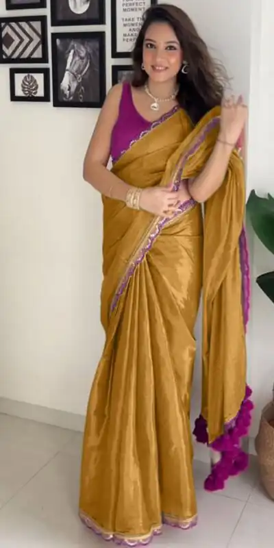 SC 353 Mustard Pure Erode Silk With Lace Work & Embroidery Work Saree . Affordable Price ₹1399. Delivery 4-6 Working Days. Shop now. | Sarees, Bollywood Sarees, Creative Sarees, Designer Sarees, Embroidered Sarees, Ethnic Saree, Modern Digital sarees, Party Wear Sarees