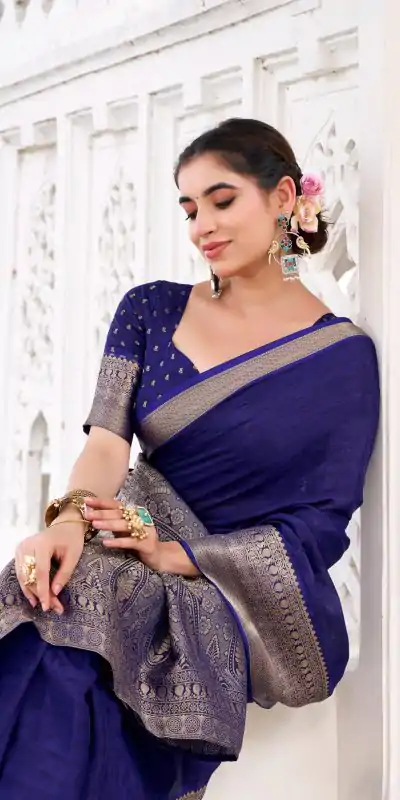YNF 7902 Navy Blue Color Chinon Printed With Zari Weaving Work Saree With Zari Work. Best Price ₹1549. Delivery 4-6 Working Days. Shop now. | Sarees, Bollywood Sarees, Creative Sarees, Designer Sarees, Embroidered Sarees, Ethnic Saree, Modern Digital sarees, Party Wear Sarees