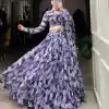 LNB 1027 Navy Blue Color Tabby Silk Lehenga Choli with Designer Work. Exclusive Offer ₹1999. Delivery 4-6 Working Days. Shop now. | Lehenga, Bollywood Lehenga, Creative Lehenga, Designer Lehenga, Embroidered Lehenga, Party Wear Lehenga