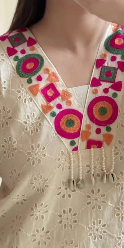 ZSR 3137 Off White Cotton With Embroidery Work & Thread Embroidery. Salwar Suit Introductory Price ₹1899. Delivery 4-6 Working Days. Shop now. | Jump Suits, Tops & Bottoms, Track Suits, Salwar suit, Casual Suits, Creative suits, Designer Suits, Palazzo Suits, Party Wear Suits, Patiala Suits, Straight Suits, Trendy Wear