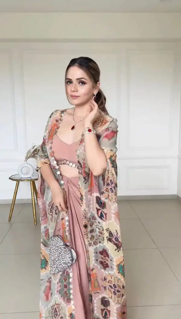 BE 134 Onion Fiona Silk Dhoti Suit Perfect for Wedding, Party, Traditional Day, Lohri, Onam – . Available at ₹1949 only. Delivery 4-6 Working Days. | Jump Suits, Salwar suit, Casual Suits, Creative suits, Designer Suits, Palazzo Suits, Party Wear Suits, Patiala Suits, Straight Suits