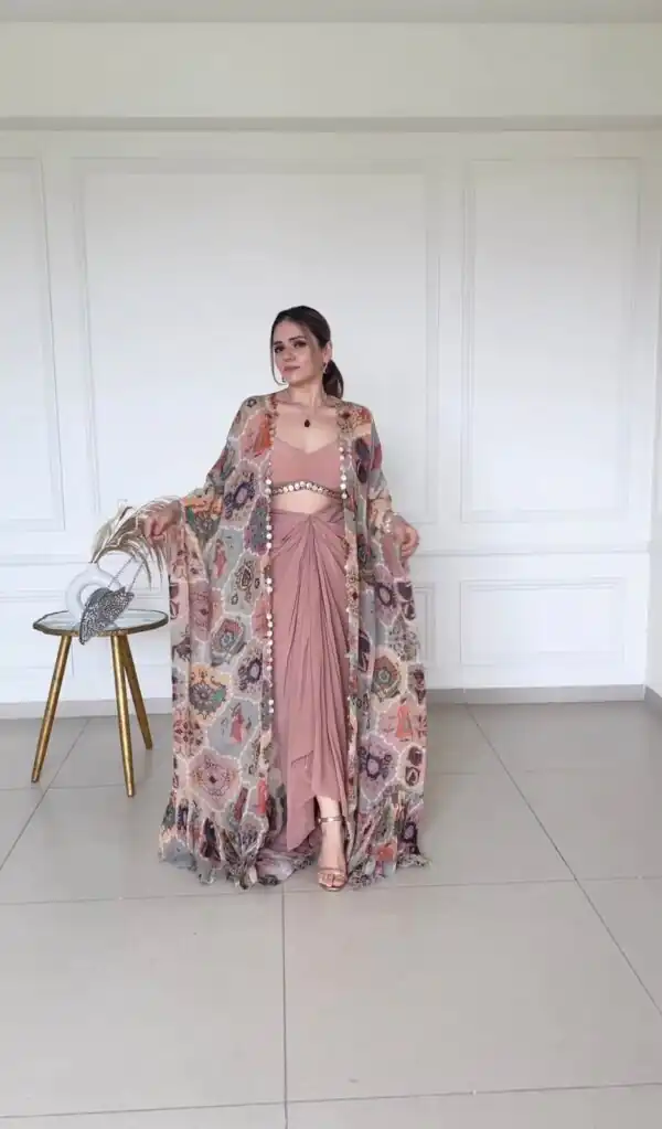 BE 134 Onion Fiona Silk Dhoti Suit Perfect for Wedding, Party, Traditional Day, Lohri, Onam – . Available at ₹1949 only. Delivery 4-6 Working Days. | Jump Suits, Salwar suit, Casual Suits, Creative suits, Designer Suits, Palazzo Suits, Party Wear Suits, Patiala Suits, Straight Suits