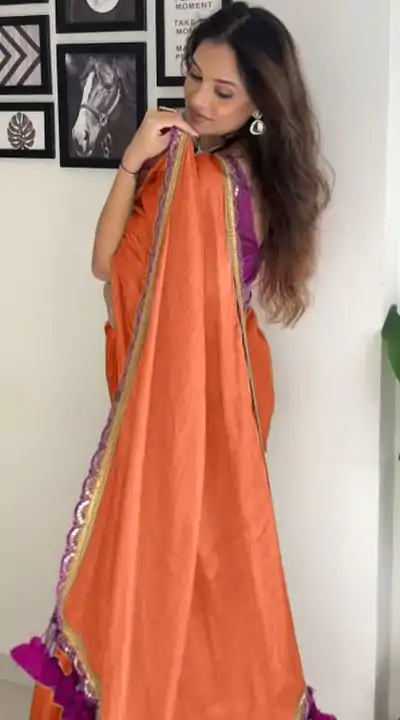SC 353 Orange Pure Erode Silk With Lace Work & Embroidery Work Saree . Affordable Price ₹1399. Delivery 4-6 Working Days. Shop now. | Sarees, Bollywood Sarees, Creative Sarees, Designer Sarees, Embroidered Sarees, Ethnic Saree, Modern Digital sarees, Party Wear Sarees