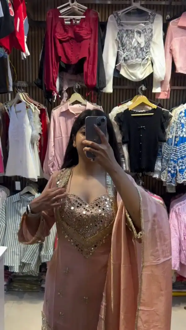 LG 2015 Peach Cosmos Salwar Suit Perfect for Wedding, Party, Karwa Chauth, Eid, Holi – . Exclusive Offer ₹2099. Delivery 4-6 Working Days. Shop now. | Jump Suits, Salwar suit, Casual Suits, Creative suits, Designer Suits, Palazzo Suits, Party Wear Suits, Patiala Suits, Straight Suits