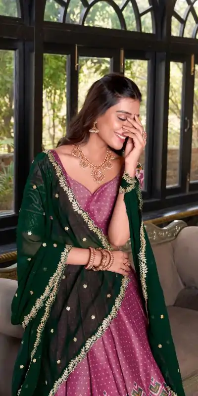 LNB 1240 Pink Kanchipuram With Embroidery Work & Zari Work Lehenga Choli ₹2499 on Availablely. Delivery 4-6 Working Days. Shop now. | Lehenga, Bollywood Lehenga, Creative Lehenga, Designer Lehenga, Embroidered Lehenga, Party Wear Lehenga
