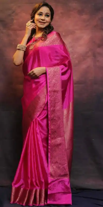KP 6009 Pink Color Soft Lichi Silk With Lace Border & Lace Work. Now Saree at just ₹1349. Delivery 4-6 Working Days. Shop now. | Sarees, Bollywood Sarees, Creative Sarees, Designer Sarees, Embroidered Sarees, Ethnic Saree, Modern Digital sarees, Party Wear Sarees