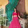 LNB 1224 Pink Tasar Silk Lehenga Choli With Bandhej Print & Patola Print. Now at just ₹2449. Delivery 4-6 Working Days. Shop now. | Lehenga, Bollywood Lehenga, Creative Lehenga, Designer Lehenga, Embroidered Lehenga, Party Wear Lehenga