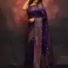KP 6010 Purple Soft Lichi Silk Jacquard Saree Perfect for Wedding, Party, Traditional Day, Family Gatherings, Sangeet . Grab it for ₹1349. Delivery 4-6 W | Sarees, Bollywood Sarees, Creative Sarees, Designer Sarees, Embroidered Sarees, Ethnic Saree, Modern Digital sarees, Party Wear Sarees