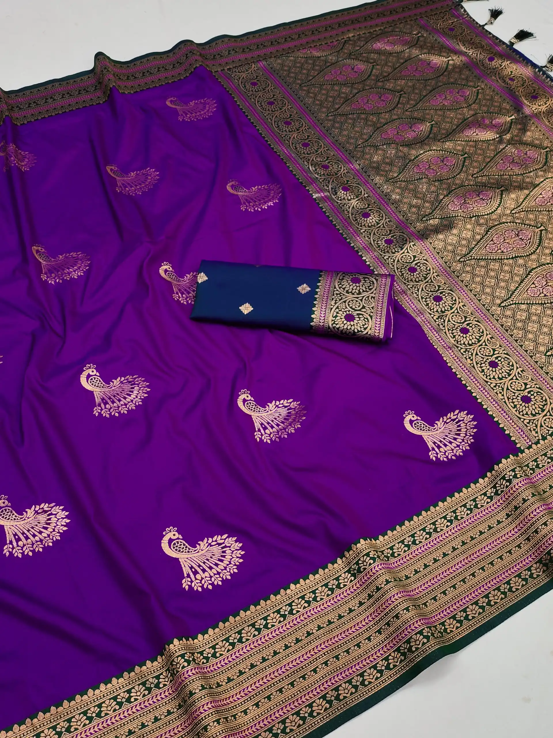 MB Morni Purple in Soft Silk Zari Work & Lace Work Saree . Wedding, Party, Festive, Events, Grab it for ₹2099. Delivery 4-6 Working Days. Shop now. | Sarees, Bollywood Sarees, Creative Sarees, Designer Sarees, Embroidered Sarees, Ethnic Saree, Modern Digital sarees, Party Wear Sarees