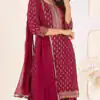 INLI Muskaan Red in Rayon Lace Work & Embroidery Work Salwar Suit. Festive Deal ₹1949. Delivery 4-6 Working Days. Shop now. | Jump Suits, Salwar suit, Casual Suits, Creative suits, Designer Suits, Palazzo Suits, Party Wear Suits, Patiala Suits, Straight Suits