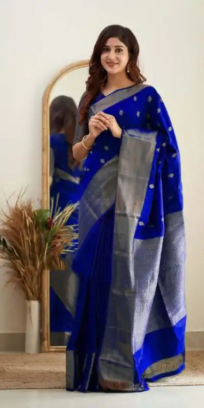 KP 5088 Royal Blue Soft Lichi Silk Cloth Saree With Lace Border & Lace Work. Best Price ₹1349. Delivery 4-6 Working Days. Shop now. | Sarees, Bollywood Sarees, Creative Sarees, Designer Sarees, Embroidered Sarees, Ethnic Saree, Modern Digital sarees, Party Wear Sarees