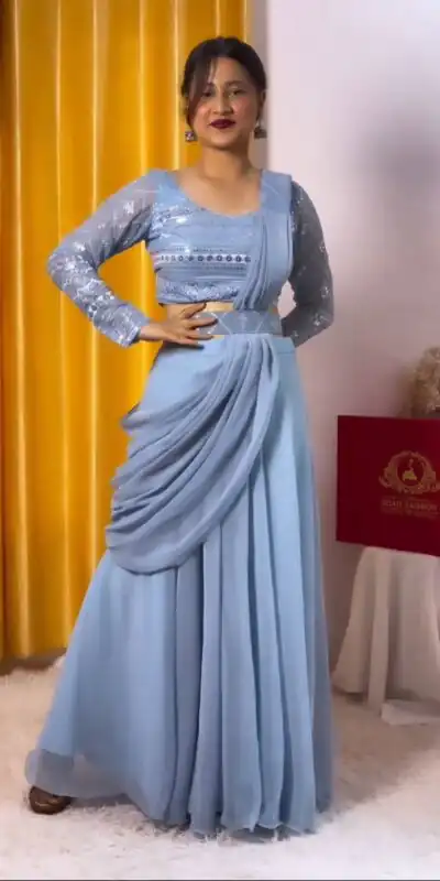 KF 1652 Teal Faux Georgette with Sequins Work Teal Salwar Suit & Embroidery Work. Available at ₹1899 only. Delivery 4-6 Working Days. Shop now. | Jump Suits, Tops & Bottoms, Track Suits, Salwar suit, Casual Suits, Creative suits, Designer Suits, Palazzo Suits, Party Wear Suits, Patiala Suits, Straight Suits, Trendy Wear