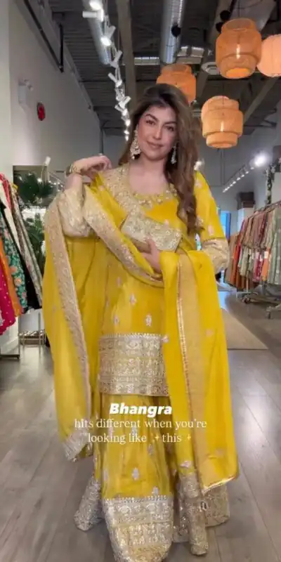 LG 2000 Yellow Chinon With Embroidery Work Salwar Suit . Wedding, Party, Festive, Events, Get it for βΉ2099. Delivery 4-6 Working Days. Shop now. | Jump Suits, Tops & Bottoms, Track Suits, Salwar suit, Casual Suits, Creative suits, Designer Suits, Palazzo Suits, Party Wear Suits, Patiala Suits, Straight Suits, Trendy Wear