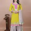 SRK 5260 Pink Faux Georgette With 5mm Embroidery Sequence Work Perfect for Wedding, Party, Karwa Chauth, Ethnic Day, Baisakhi Beast Price At 2149/- Only | Jump Suits, Salwar suit, Casual Suits, Creative suits, Designer Suits, Palazzo Suits, Party Wear Suits, Patiala Suits, Straight Suits