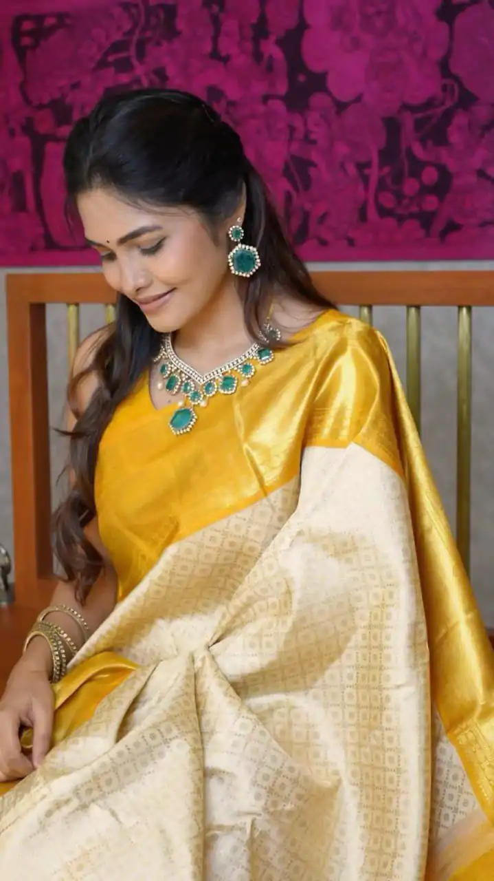 KP 6046 Yellow Soft Lichi Silk with Lace Border & Lace Work Saree . Best Price ₹1449. Delivery 4-6 Working Days. Shop now. | Sarees, Bollywood Sarees, Creative Sarees, Designer Sarees, Embroidered Sarees, Ethnic Saree, Modern Digital sarees, Party Wear Sarees